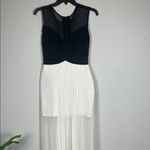 BCBG MaxAzria Giovanna Silk Blend long Black and white Dress
Size: Small Photo 1