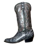 Durango  Women’s Marbled Leather Cowboy Boots Gray Size 8.5 D Photo 3