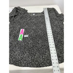 Old Navy Womans  Black White Long Sleeve Square Neck & Back Blouse Xxl Tall Photo 5