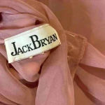 Vintage Jack‎ Bryan Pink Sheer Beaded Top Size M Size M Photo 10