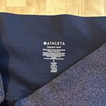 Athleta High-Rise Twilight Tight Seamless Navy Silver Glitter Athletic Legging L Photo 8