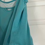 Teal Sleeveless Tank Top Blue Size L Photo 4