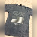 Stradivarius Gray AC/DC Graphic Tee Photo 2