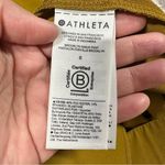 Athleta  Brooklyn Mid Rise Ankle Pants Pull On Outdoor Travel in Brass Yellow 6 Photo 9