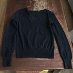 Gap Vintage Sweater w/ Bow Tie Accent Collar Black - Sz S Photo 3