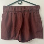 Express Pull‎ On Burgundy Shorts Size M Brown Size M Photo 1