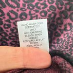 Dressbarn NWT Burgundy Black Leopard Short Sleeve Peplum Hem Midi Dress Size L Purple Size L Photo 6