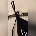 Good American Black Rhinestone String Brazilian Bikini Bottoms Size XL Photo 8