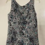 St. John Collection 2 piece tweed jacket silk shell tank leopard print set sz 6 Photo 5