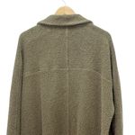 Free People  Shayla Beach Robe Olive Terry Duster Open Front Oversized Sz Medium Photo 8