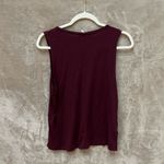 BCBGeneration  Burgundy Muscle Tee Photo 3