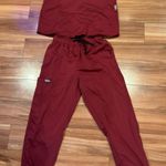 Burgundy Scrub Set Size XS Photo 0