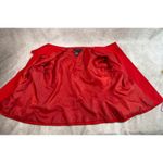 Sandro Womens Red Cropped Swing Jacket Size M Retro Mob Wife Old Money Paris Photo 14