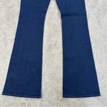 7 For All Mankind Women’s Charlize Jeans Flare Mid Rise Stretch in Dark Wash 30 Photo 8