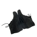Dansko  Womens Black Suede Lace-Up Ankle Boots Size 37 US 7 Comfortable Wedge Photo 7