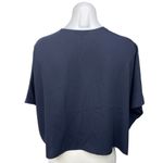 Aritzia Babaton Navy Blue Dolman V Neck Oversized Lightweight Blouse Top Sz XXS Photo 1