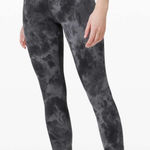 Lululemon Align Crop 21” Diamond Dye Pitch Grey Graphite Grey Size 12 Photo 0