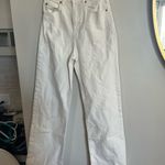 H&M  Harper High Rise Wide Leg Jeans in White Photo 4