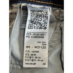 Levi's 4 Women Jeans Dark Wash Mid Rise Classic Boot Size 27x32 Logo Pockets Photo 3