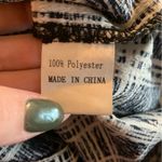 LF  Lightweight Plaid Black And White Woman’s Coat NWT Size 14 100% Polyester Photo 8