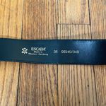 Vintage Escada Suede Belt Gold Hardware women’s 36 Black Photo 3