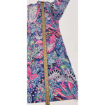 Lilly Pulitzer Amina Fantasy Garden Preppy Designer Floral Dress Size XL Photo 11