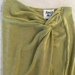 Princess Polly Skirt Womens Green Slit Knotted Waist Size 2 EUC Photo 1