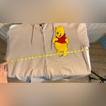Disney Winnie the Pooh soft feel patches Hoodie zip up sweatshirt sweater top Photo 11