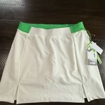Kyodan  Green and White Mini Skirt Photo 1
