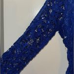 Nordstrom Sparkling Sequin& Lace Blue Nordstroms Sexy Little Dress NWTS ! Photo 3