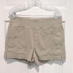 Athleta  Trekkie North Short Size 10 Sand Running Hiking Outdoor Shorts Khaki Photo 2