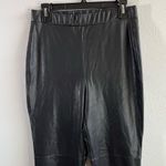 Splendid Faux Vegan Leather Leggings Downtown Leggings in Black Sz L NWT Photo 2