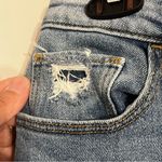 Hollister Blue Ultra High-Rise Dad Jeans Stretch Womens Size 13R Straight Leg Photo 3