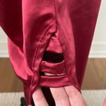 Windsor  Stretchy Ruby Red Burgundy Satin Slip Dress Gown M Photo 4