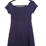 Parker Women's Navy Blue Drop Shoulder A Line Dress Medium Photo 4