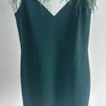 Camille La Vie ,  Dress featuring feather-trimmed straps and a back‎ zipper S Photo 0