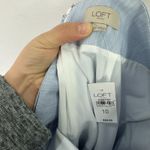 Loft Ann Taylor Bow Pencil Skirt Womens 10 Blue Office Preppy Coquette NWT Photo 4