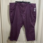 Old Navy pixie chino dress pants light purple plus size 26 short Photo 0