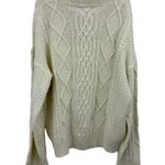 Simply Couture  Fisherman Cable Knit Plus Size Sweater Cream Size 2X Photo 2
