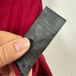 Karen Millen  Red Pleated Mini Dress Womens 8 Formal Cut Outs Short Sleeve Twee Photo 6