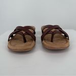 Minnetonka Sunny Leather Flip Flop Thong Sandals in Dark Brown size 9N NIB Photo 3