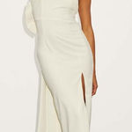 Lulus LULU’S Fabulous Phenomenon White Strapless Bow Midi Dress Photo 0