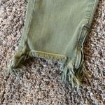 Vervet Women’s Distressed Green Cropped Jeans Sz 29 Photo 2