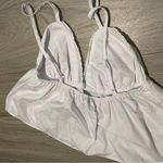 Chic White Camisole with Red Bow Details Size M Photo 2