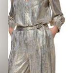 Vince Camuto  metallic jumpsuit, NWT size 6 Photo 1