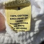 Love Note Love Notes button down crop top white gauze shirt S Photo 7