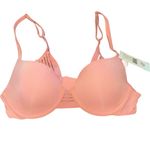 Brand New Le Mystere Women's 32B Back Smoothing Pink Push Up Bra Size undefined Photo 2
