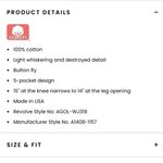 AGOLDE NEW  Lana Straight Jeans Disorder Black High Rise Denim Photo 11