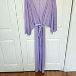 ZARA NWOT  Purple Italian Yard Wrap Dress Size Large M/L Photo 12
