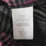 Joie  Women's Plaid Button Down Ruffle Shirt Size XS Photo 8